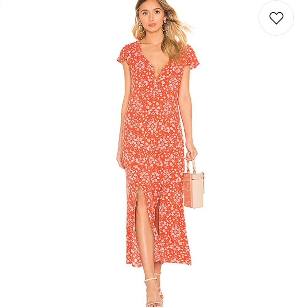 NWT pink MinkPink Delilah Maxi dress 💗